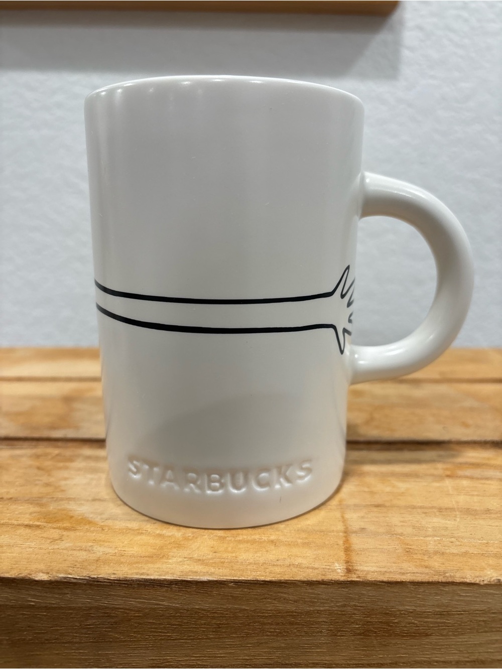 Starbucks 2026 Hug Mug Coffee For All Collection Ceramic 16oz White Black NWT